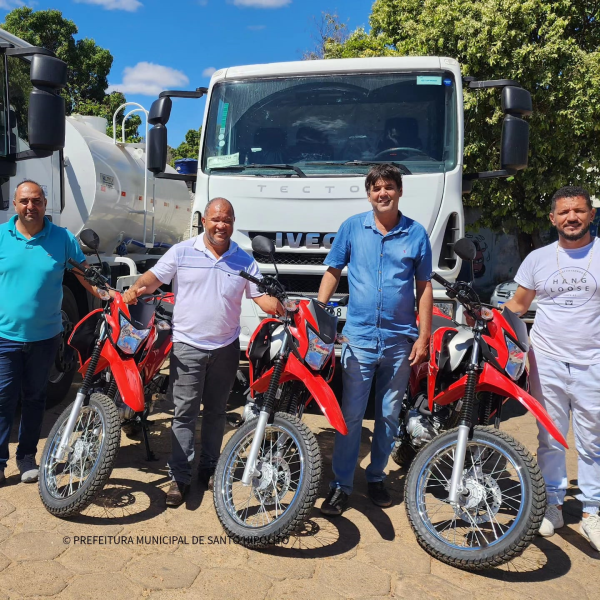 02 Caminhões Pipa para contribuir com o desenvolvimento do nosso Município.