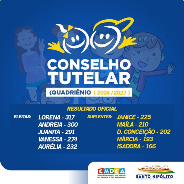 Parabéns aos novos conselheiros tutelares!