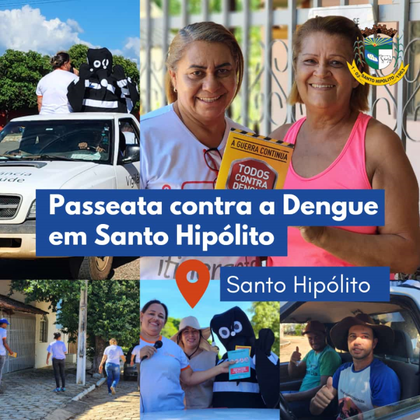 Passeata contra a Dengue em Santo Hipólito