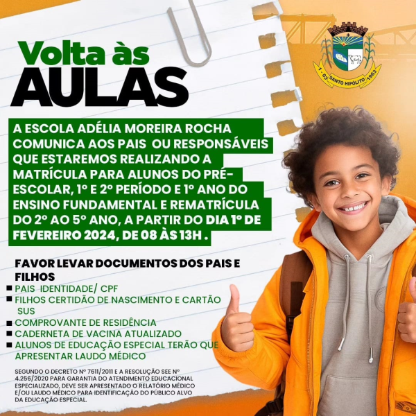 Volta às aulas