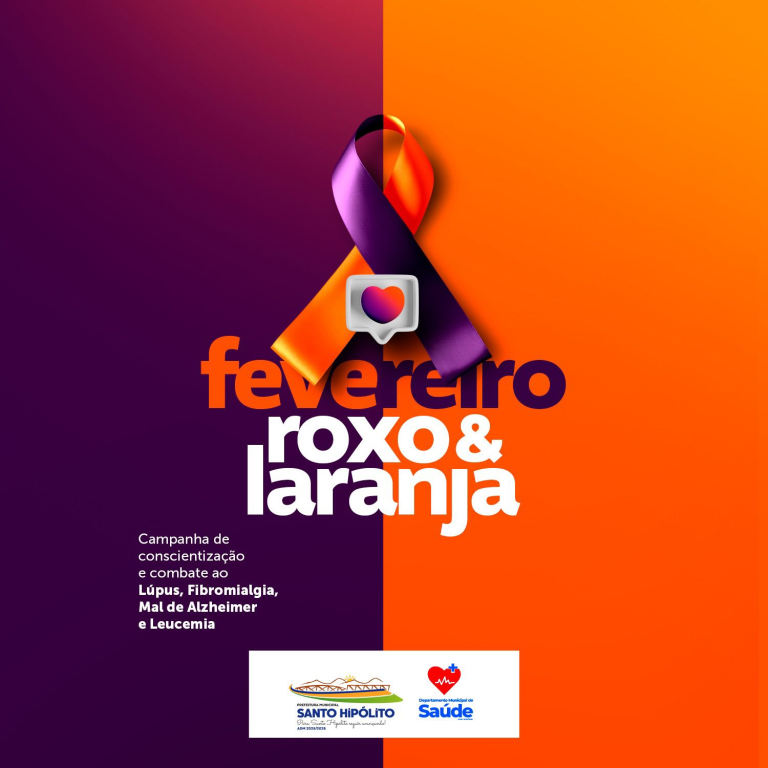 CAMPANHA FEVEREIRO ROXO E LARANJA