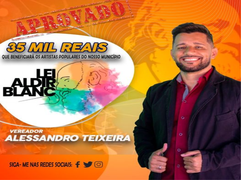 35 MIL REAIS DESTINADOS AOS ARTISTAS POPULARES